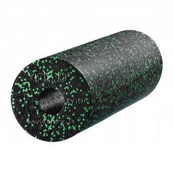 Масажний ролик 4FIZJO EPP PRO+ 45 x 14.5 см (валик, роллер) гладкий Black/Green (P-5907739310590) P-5907739310590 фото