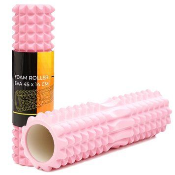 Масажний ролик Cornix EVA 45 x 12.5 см (валик, роллер) XR-0336 Light Pink XR-0336 фото