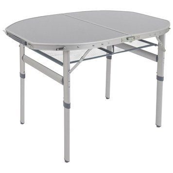 Стіл Bo-Camp Premium Oval 100x70 cm Grey (1404424) DAS303284 фото