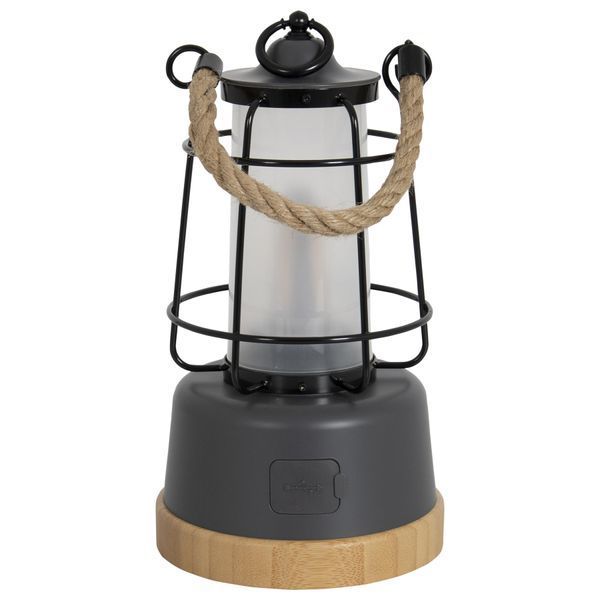 Ліхтар кемпінговий Bo-Camp Harlington Rechargable Dimming 370 Lumen Bamboo-Grey (5818921) DAS303872 фото