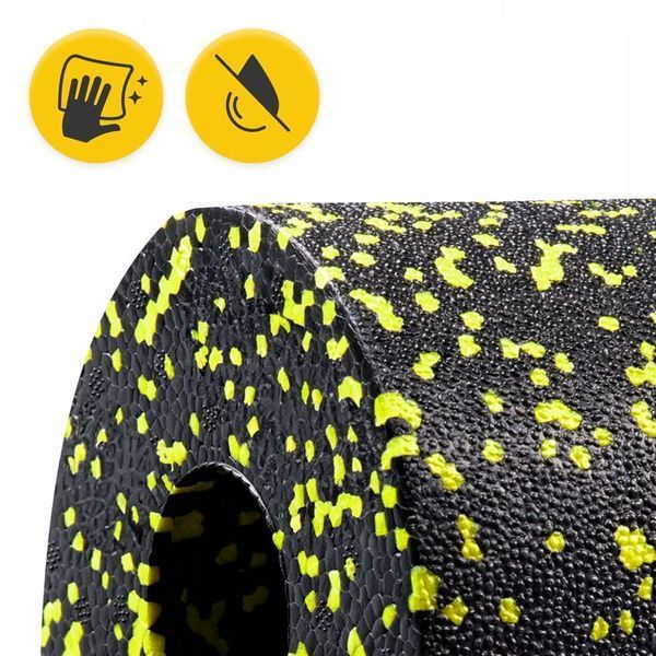 Масажний ролик 4FIZJO Mini Foam Roller 15 x 5.3 см (валик, роллер) Black/Yellow (P-5907222931790) 142304-2692 фото