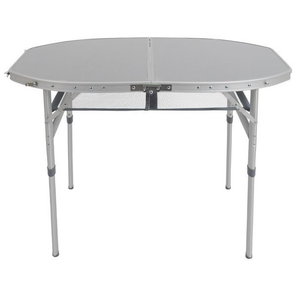 Стіл Bo-Camp Premium Oval 100x70 cm Grey (1404424) DAS303284 фото
