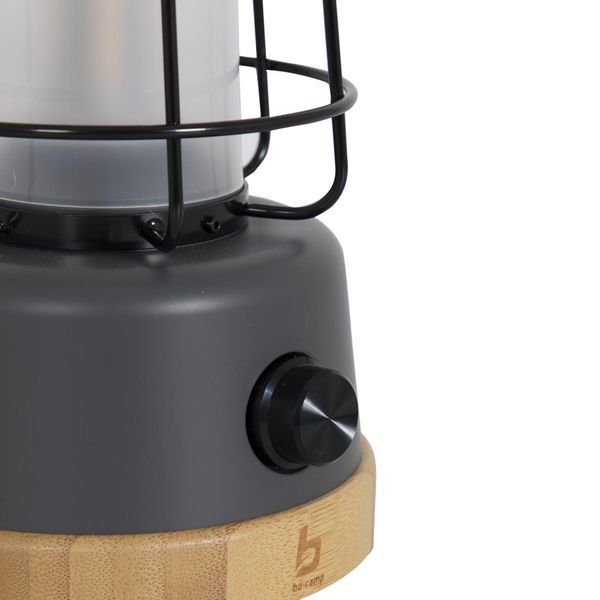 Ліхтар кемпінговий Bo-Camp Harlington Rechargable Dimming 370 Lumen Bamboo-Grey (5818921) DAS303872 фото