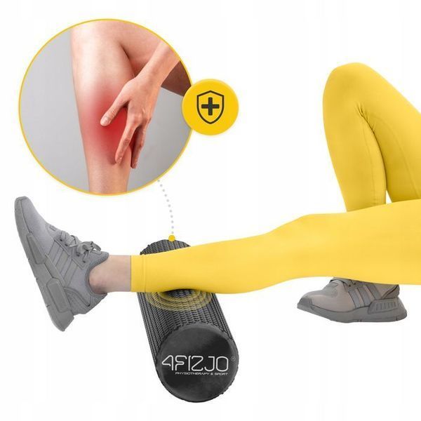 Масажний ролик 4FIZJO CARE+ EVA 60 x 15 см (валик, роллер) Black (P-5907739310767) 145417-2692 фото