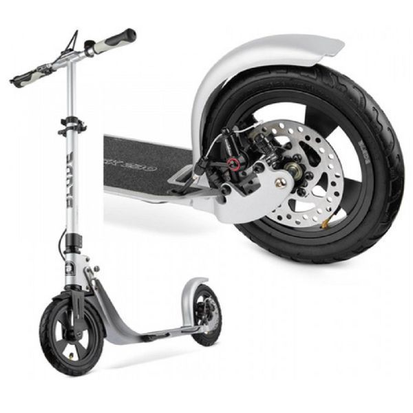 Самокат BLADE Sport Air Cross Disk 230/230 mm,silver matt black 231183 фото