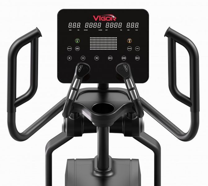 Професійний передньопривідний еліптичний самогенеруючий тренажер Vigor Premium V7.0E з кроком 51 см Premium V7.0E фото