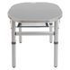 Стіл Bo-Camp Premium Oval 100x70 cm Grey (1404424) DAS303284 фото 3