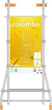 Драбина телескопічна Colombo Pratic 4+4 Steel (PRATIC4+4ACC) 148948-1285036 фото