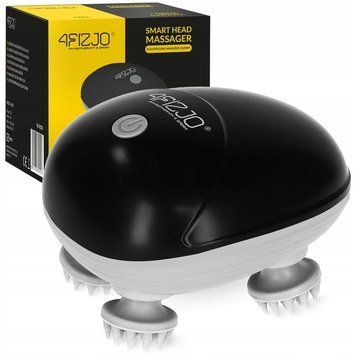 Електричний масажер для голови 4FIZJO Smart Head Massager Black (P-5907739319517) P-5907739319517 фото