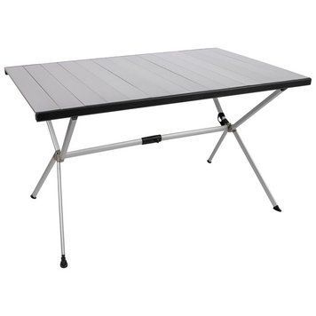 Стіл Bo-Camp Lamel 121x80 cm Aluminium (1404438) DAS303287 фото