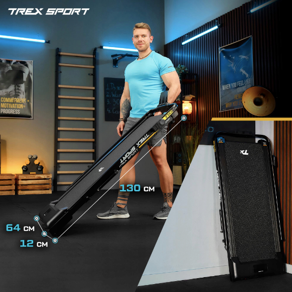 Бігова доріжка Trex Sport TX-400WP EXILE &mdash; компактні тренування вдома 5902308232914 фото
