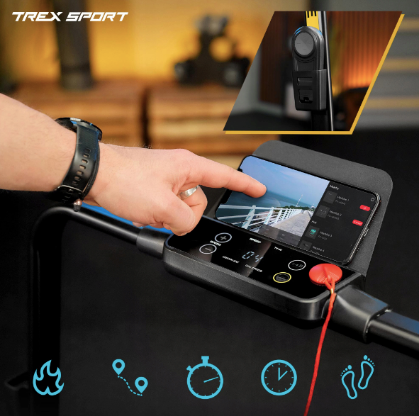 Бігова доріжка Trex Sport TX-400WP EXILE &mdash; компактні тренування вдома 5902308232914 фото