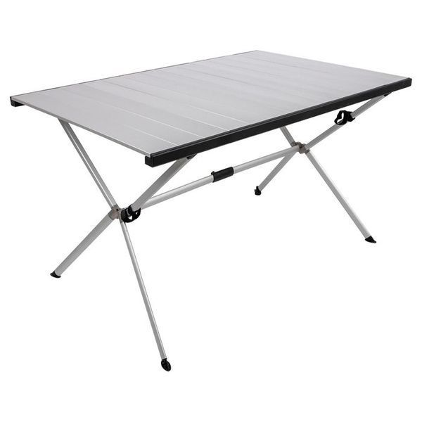 Стіл Bo-Camp Lamel 121x80 cm Aluminium (1404438) DAS303287 фото