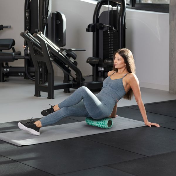 Масажний ролик Gymtek EVA 33&times;11см м&rsquo;ятний &mdash; комфорт та відновлення для м&rsquo;язів 5907766664468 фото