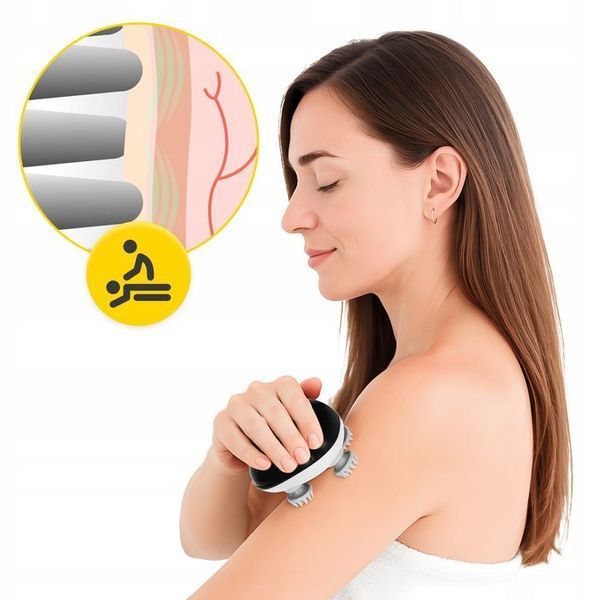 Електричний масажер для голови 4FIZJO Smart Head Massager Black (P-5907739319517) P-5907739319517 фото