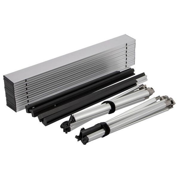 Стіл Bo-Camp Lamel 121x80 cm Aluminium (1404438) DAS303287 фото
