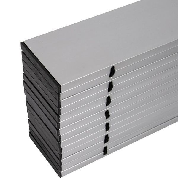 Стіл Bo-Camp Lamel 121x80 cm Aluminium (1404438) DAS303287 фото