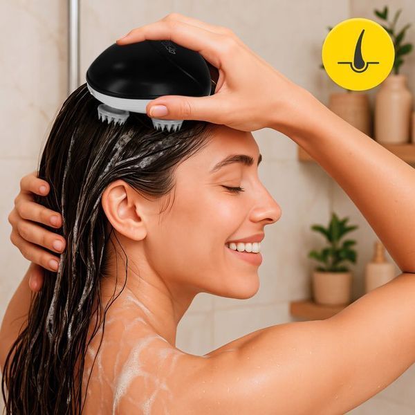 Електричний масажер для голови 4FIZJO Smart Head Massager Black (P-5907739319517) P-5907739319517 фото