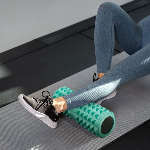 Масажний ролик Gymtek EVA 33&times;11см м&rsquo;ятний &mdash; комфорт та відновлення для м&rsquo;язів 5907766664468 фото