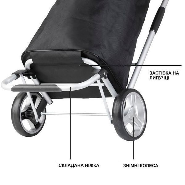 Сумка-візок ShoppingCruiser Foldable Black (604320) 108653-1285036 фото