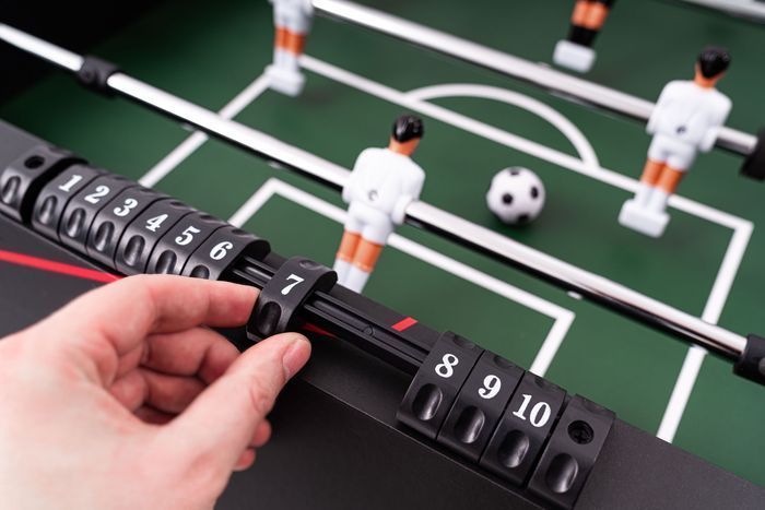 Настільний футбол Hop-Sport Sector чорно-білий 5902308224780 фото