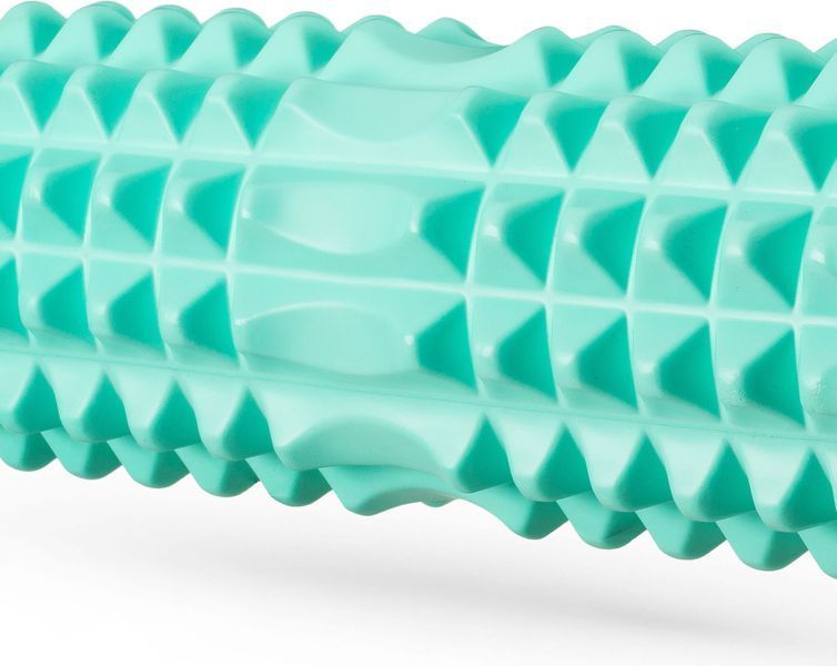 Масажний ролик Gymtek EVA 33&times;11см м&rsquo;ятний &mdash; комфорт та відновлення для м&rsquo;язів 5907766664468 фото