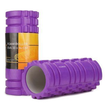 Масажний ролик Cornix EVA 33 x 14 см (валик, роллер) XR-0032 Violet 148325-2692 фото