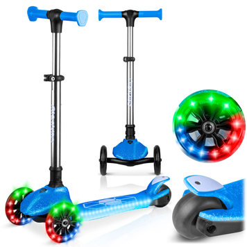 Дитячий триколісний самокат Ricokids Jelly синій 765902 фото