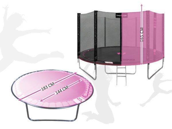 Батут THUNDER OUTSIDE PRO 6FT рожевий 183 см OUTSIDE-PRO-6FT-PINK фото