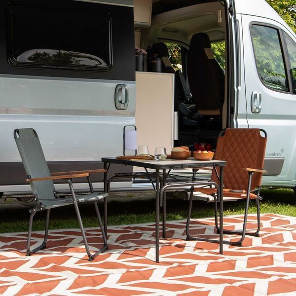 Стіл Bo-Camp Northgate 90x60 cm Black/Grey (1404184) DAS303262 фото