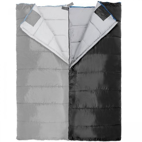 Спальний мішок (спальник) ковдра SportVida SV-CC0068 -3 ...+21&deg;C R Black/Grey 5446-2692 фото