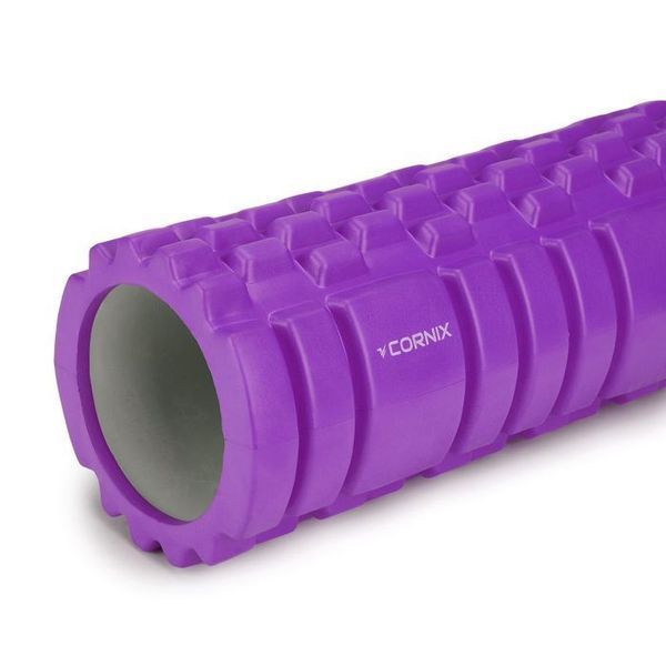 Масажний ролик Cornix EVA 33 x 14 см (валик, роллер) XR-0032 Violet 148325-2692 фото