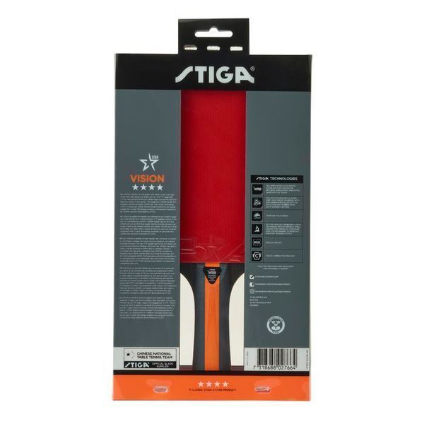 Ракетка для настільного тенісу Stiga Vision 4 Star FL (1214-3218-01) 145074-1285036 фото