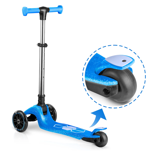Дитячий триколісний самокат Ricokids Jelly синій 765902 фото