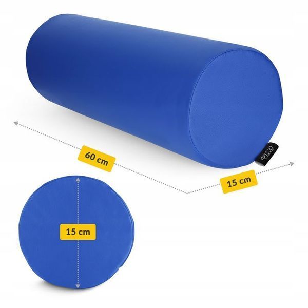 Валик для реабілітації та масажу 4FIZJO 60 x 15 см Blue (P-5907739319739) P-5907739319739 фото
