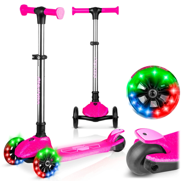 Дитячий триколісний самокат Ricokids Jelly рожевий 765901 фото