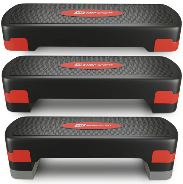 Степ платформа Hop-Sport HS-PP033AS чорно-червона 5902308235328 фото