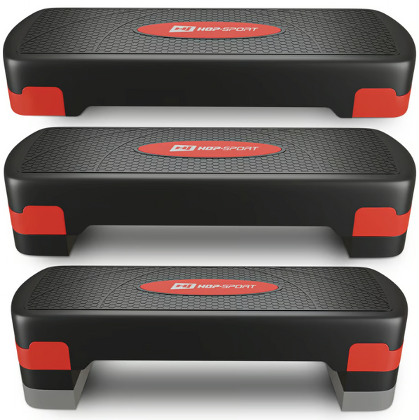 Степ платформа Hop-Sport HS-PP033AS чорно-червона 5902308235328 фото