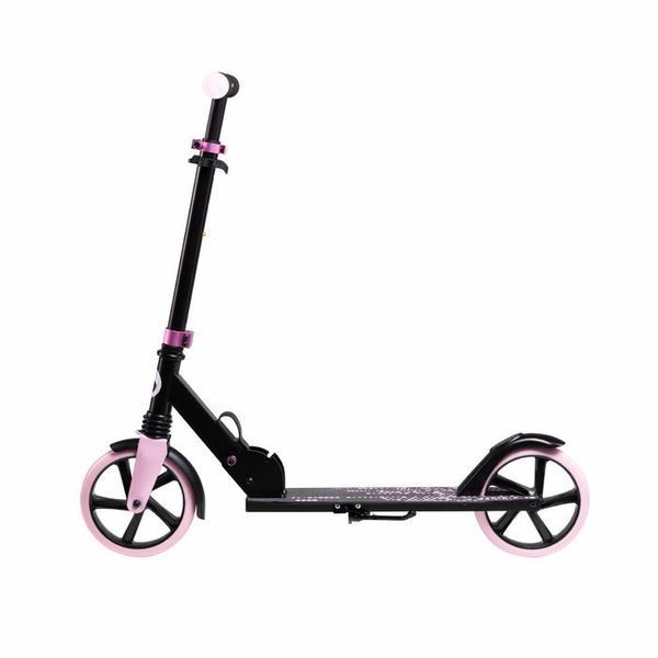 Дитячий самокат Lionelo Luca BLACK CARBON PINK 147836-162349 фото