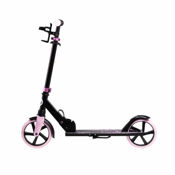 Дитячий самокат Lionelo Luca BLACK CARBON PINK 147836-162349 фото
