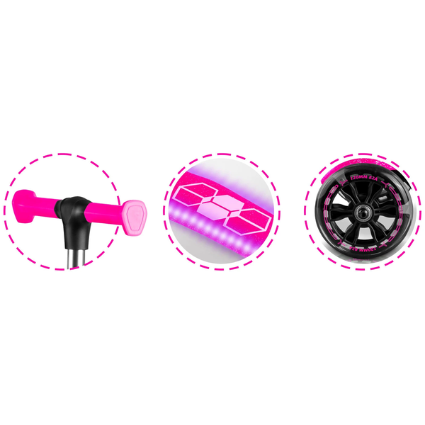 Дитячий триколісний самокат Ricokids Jelly рожевий 765901 фото