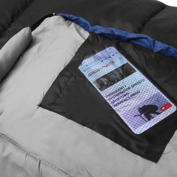 Спальний мішок (спальник) ковдра SportVida SV-CC0069 -3 ...+21&deg;C L Black/Grey 5447-2692 фото