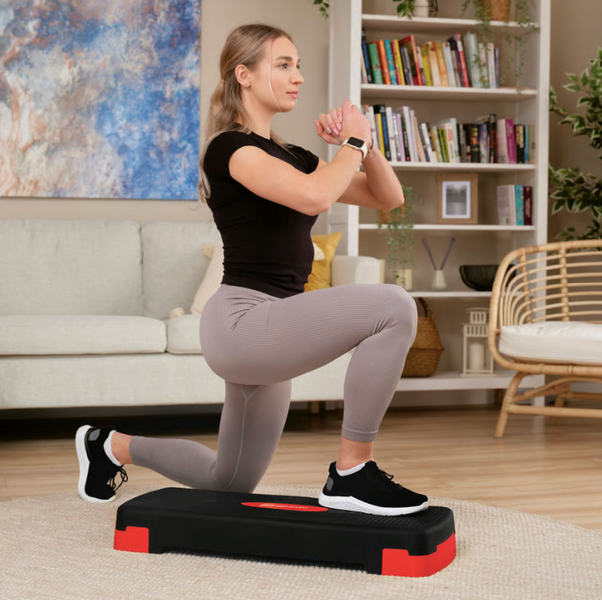Степ платформа Hop-Sport HS-PP033AS чорно-червона 5902308235328 фото