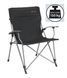 Стілець розкладний Outwell Goya Black XL (470472) 931562 фото 1