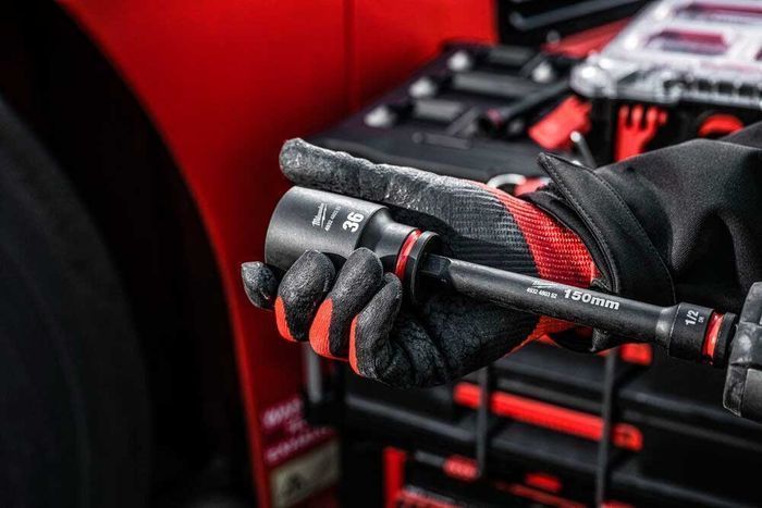 Набір торцевих головок Milwaukee Shockwave Impact Duty, 1/2", 13 шт, 10&ndash;24 мм, кейс 4932480456 фото