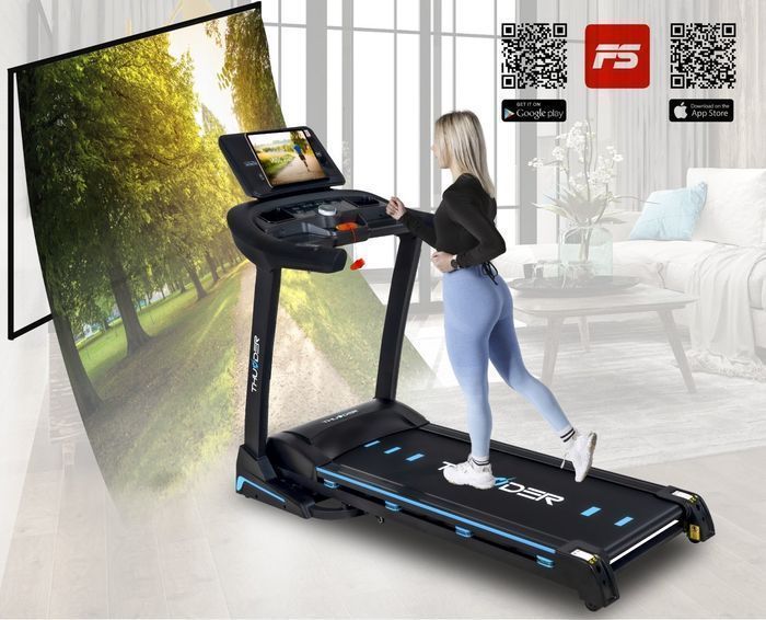 Електрична бігова доріжка Thunder Treadmil CORE-S-BLACK CORE-S-BLACK фото