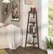 Етажерка Costway Leo кутова в стилі Loft 5903332062340 фото 5