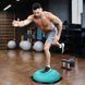 Балансувальна півсфера Gymtek G-42645 Flex Core Half Ball 58 см Блакитна &ndash; тренажер для балансу, силових і кардіо вправ вдома 5905884426456 фото 6