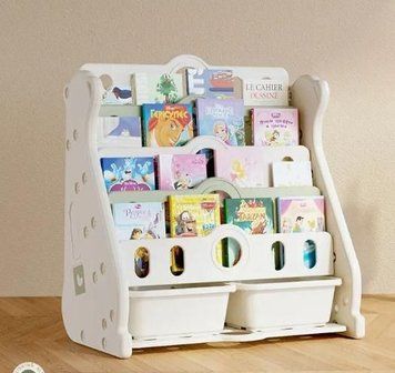 Книжкова полиця з контейнерами Terrio &ldquo;Poly&rdquo; Біла 47755-163765 фото