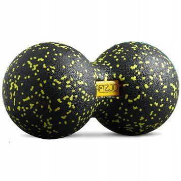 Масажний м'яч подвійний 4FIZJO EPP DuoBall 12 Black/Yellow (P-5907222931332) 154261-2692 фото